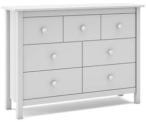 Komoda xamia 110 x 80 cm biela MUZZA