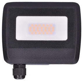 SOLIGHT LED reflektor Easy, 20W, 1600lm, 4000K, IP65, čierny