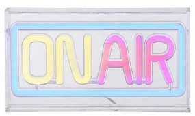 JUST LIGHT. 85013-70 - LED Neónová stolná dekorácia NEON LED/4W/5V On Air