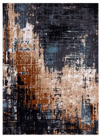 Koberec MIRO 51454.802 Abstrakt, protišmykový, prateľný, béžovo - červený