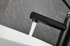Gamma Roy, vysoká umývadlová batéria h-301, čierna matná, GMA-BRYPUW-BK