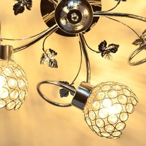 Prisadený luster SOPHIA 5xE27/15W/230V lesklý chróm/číra