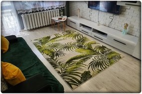 Dekorstudio Moderný koberec GARDEN so vzorom listov 713 Rozmer koberca: 140x190cm