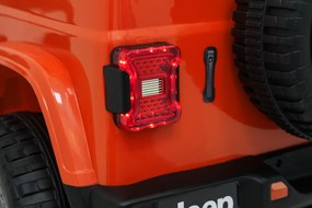 Ramiz Jeep Wrangler Rubicon LIFT elektrické autíčko pre deti oranžové