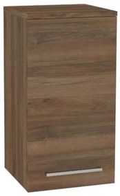 Mereo, Mereo Bino kúpeľňová skrinka horná 63 cm, ľavá, Multidecor, Orech Pacifik tabákový, MER-CN695OPT2