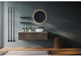 P.M.H. OL1B - Elektrický sušiak na uteráky OLE 24W/230V 170 cm IP44 čierny