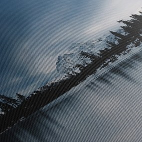 Obraz - Na zamrznutom jazere (90x60 cm)