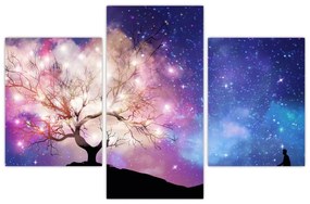 Obraz - Vesmírny strom (90x60 cm)