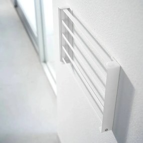 Matne biela nástenná oceľová kúpeľňová polička Tower – YAMAZAKI