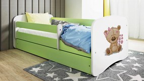 XXXLutz POSTEĽ PRE DETI A MLÁDEŽ 80/160 cm, zelená, biela MID.YOU - Detské izby - 002142000261