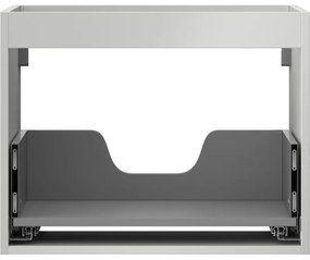 Mexen Box-A, závesná skrinka 60 cm, 1 zásuvka, sivá matná, 91AX0-0600-470-1-62