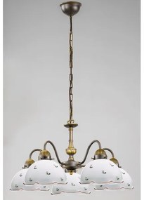 Kolarz 731.85.70 - Luster na reťazi NONNA 5xE27/75W/230V