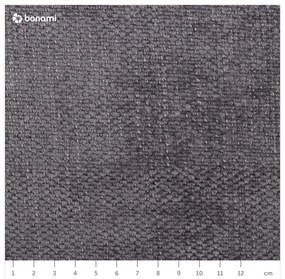 Tmavosivá rozkladacia/s úložným priestorom rohová pohovka (ľavý roh/do tvaru "U") Fuji – Bobochic Paris