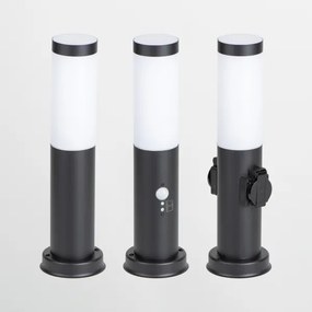 Brilagi - Vonkajšia lampa so senzorom NOVA 1xE27/15W/230V 40 cm IP44 čierna