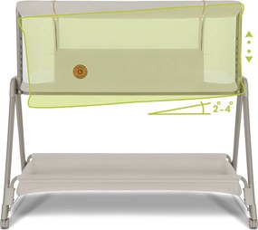 LIONELO Postieľka Luna 2v1 Beige Sand