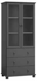 Vitrína RW104 80x42 cm Biela