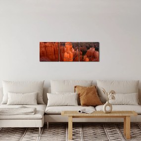 Obraz - Národný park Utah (s hodinami) (90x30 cm)