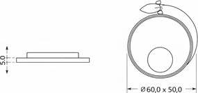 Brilagi -LED Detské stropné svietidlo STARSHIP LED/64W/230V 3000/4500/6000K žltá
