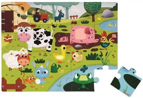 Puzzle hmatové - Zvieratká na farme - 20 ks