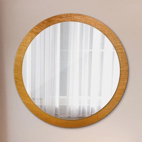 Okrúhle ozdobné zrkadlo Kovový povrch fi 100 cm
