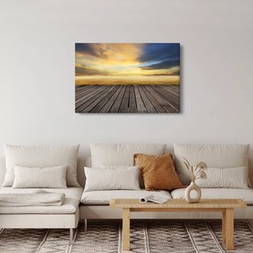 Obraz - Mólo s výhľadom (90x60 cm)