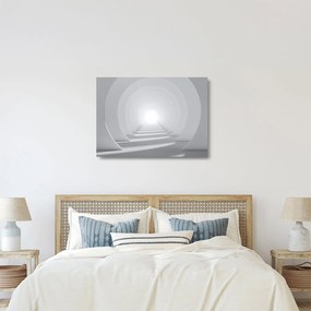 Sklenený obraz - 3D tunel (70x50 cm)