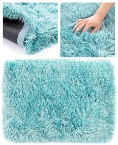 Štýlový chlpatý koberec do obývačky 160 X 200 cm