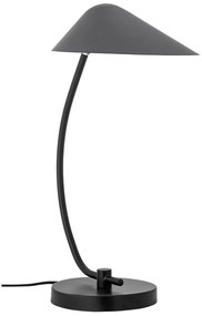 Čierna stolová lampa s kovovým tienidlom (výška 50 cm) Nisella – Bloomingville