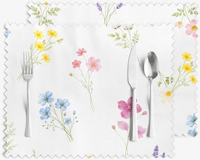Goldea prestieranie na stôl teflónové - kvetinová záhrada - sada 2ks 30 x 40 cm