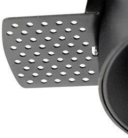 Sada 6 moderných zapustených bodových svetiel čierna GU10 okrúhla bezrámová - Oneon Honey