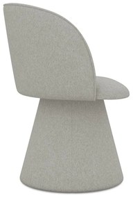 Svetlosivé čalúnené jedálenské kreslo Maia – Makamii