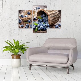 Obraz - Šťavnaté čučoriedky (90x60 cm)