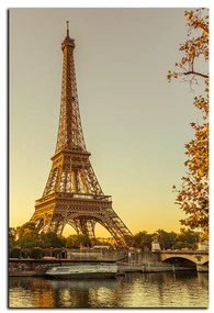 Obraz na plátne - Eiffel Tower - obdĺžnik 7110A (100x70 cm)