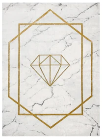 Koberec EMERALD exkluzívny 1019 glamour, diamant, mramor krém / zlatý