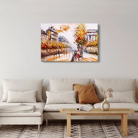 Obraz - Ulica v Paríži (90x60 cm)