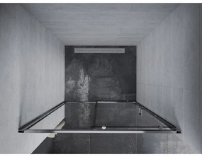 Mexen Apia, posuvné dvere do otvoru 90 x 190 cm, 6mm číre sklo, chrómový profil, 845-090-000-01-00