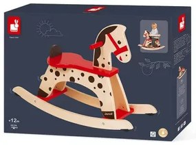 Drevený hojdací koník Caramel s odnímateľnou ohrádkou