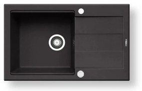 Pyramis 70167101 - Kuchynský drez SPARTA PLUS LUX 78x48 cm granit/čierny