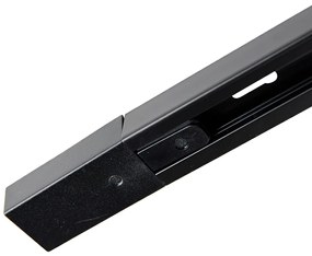 Moderný koľajnicový systém so 6 bodovými svetlami čierny 1-fázový 286 cm - Iconic Jeana