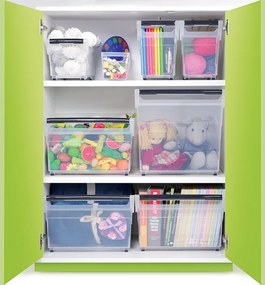 Úložný box, úzky s rúčkou, systémový NUK 28 x 12 x 12, 3l