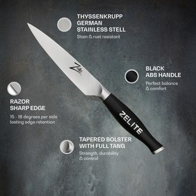 Comfort Pro, 5" univerzálny nôž, 56 HRC, nehrdzavejúca oceľ