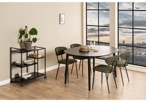 Okrúhly rozkladací jedálenský stôl s doskou v dubovom dekore ø 115 cm Montreux – Actona