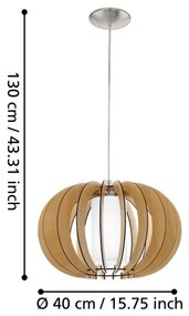 Eglo 95598 - Luster STELLATO 1 1xE27/60W/230V
