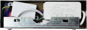 Nástenné LED svietidlo Klimt, 1x LED 12w, 3000-6000k, (60 cm), ch
