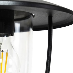 Moderné vonkajšie nástenné svietidlo čierne - Khana