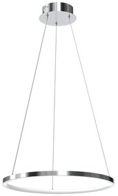 LED Luster na lanku ROTONDA LED/27W/230V lesklý chróm