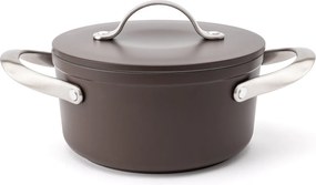 Elmich Nepriľnavý keramický hrniec Zen Ø 18 cm – hnedá