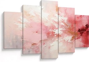 Obraz - Ružový abstrakt (150x105 cm)