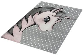 Koberce Breno Kusový koberec KIDS 590 Pink, ružová, viacfarebná,120 x 170 cm