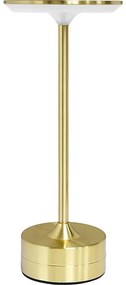 Nabíjateľná dotyková stolná LED lampa TAVOLO LED/2,5W/5V 2400 mAh 3000-6000K zlatá